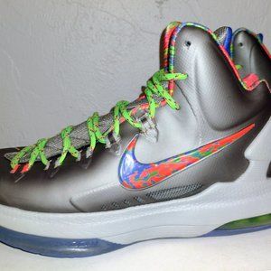 Nike KD 5 V Splatter Grey Kevin Durant Mens Size 8.5 - (554988-007) MVP NBA